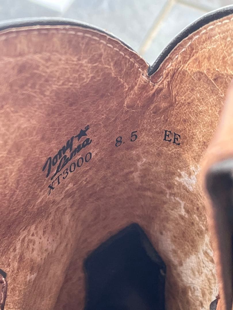 Tony Lama ウエスタンブーツ TXLブラウン　XT3000 US 8.5