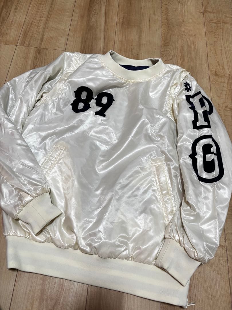 パーリーゲイツ 中綿 リバーシブル プルオーバー