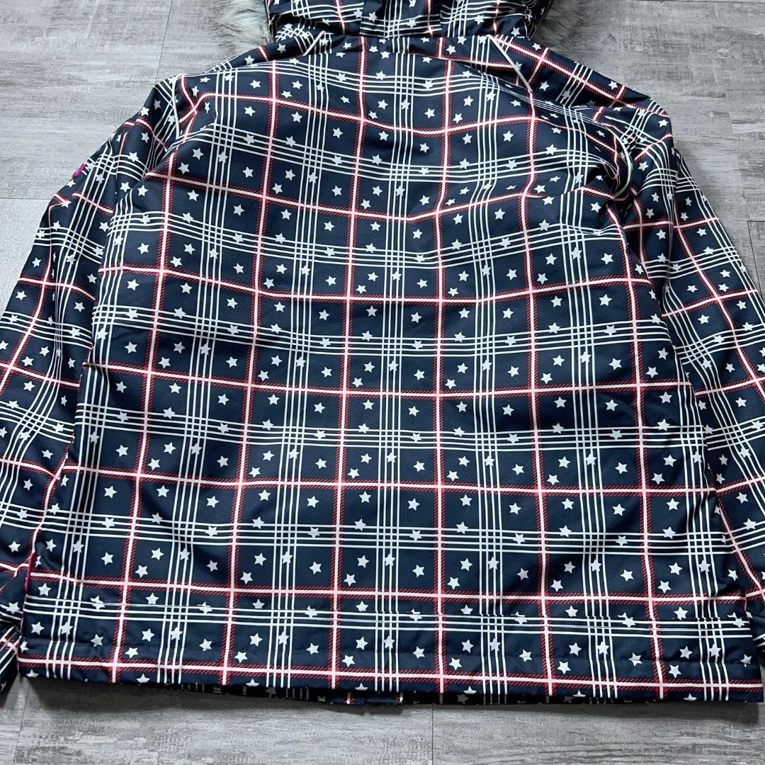 未使用品☆ スキーウェア 上下セット レディース M スポルディング ファー