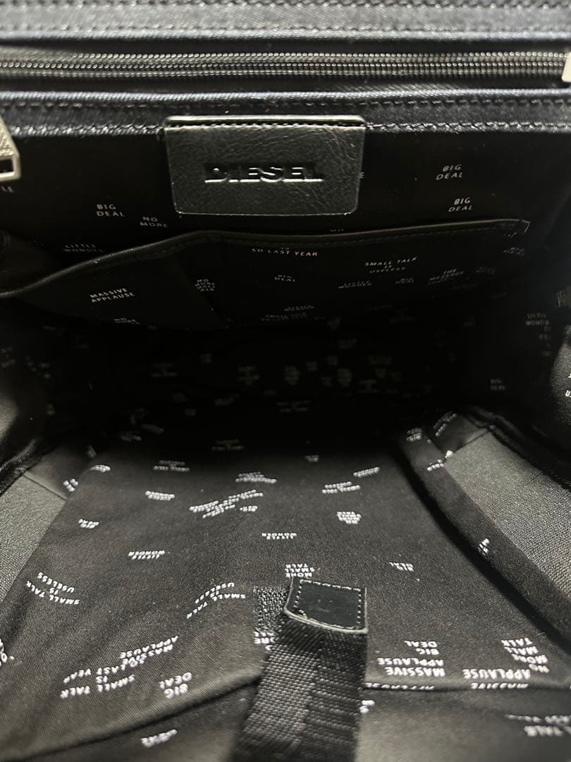 DIESEL ディーゼル リュックサック　バックパック　デニム　大容量　シルバー