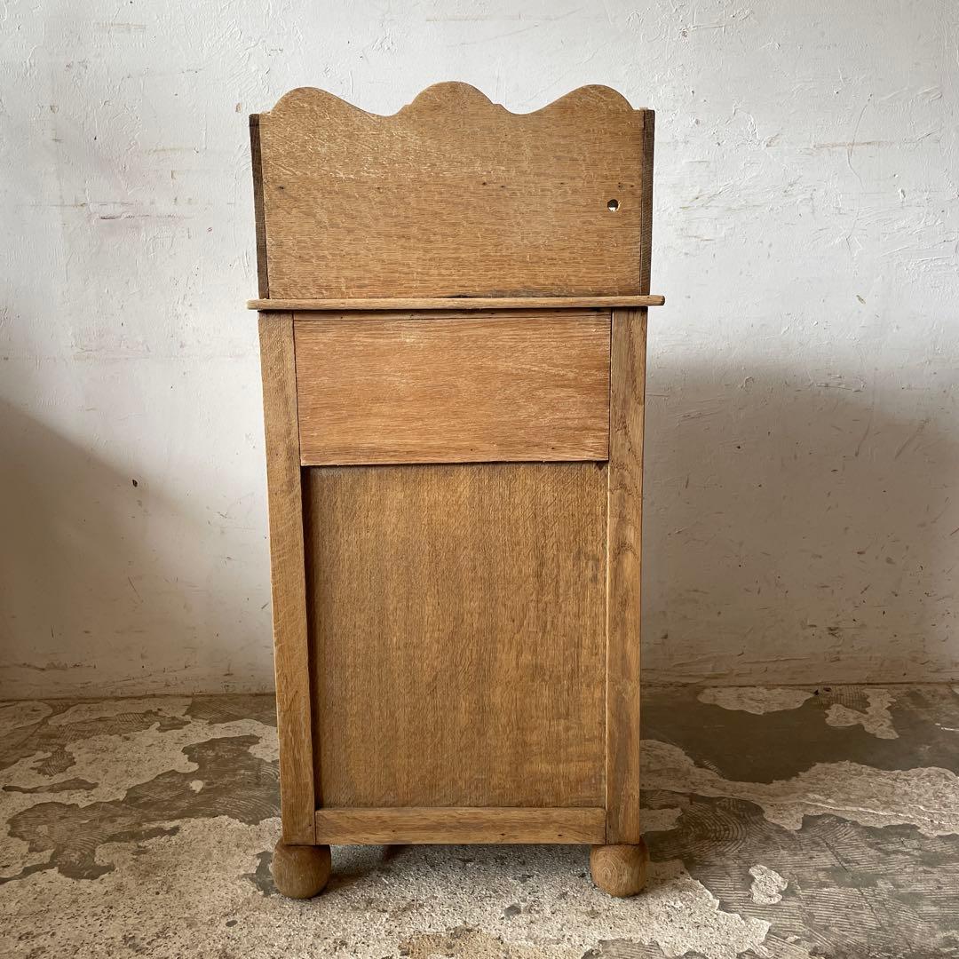 ビンテージ ドロワーサイドテーブル ドロワーベッドサイドテーブル　剥離