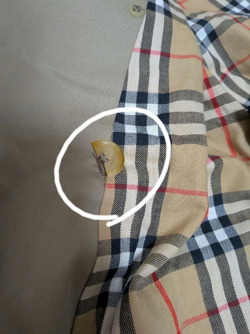 バーバリー　BURBERRY　トレンチコート ノバチェック ベルト付