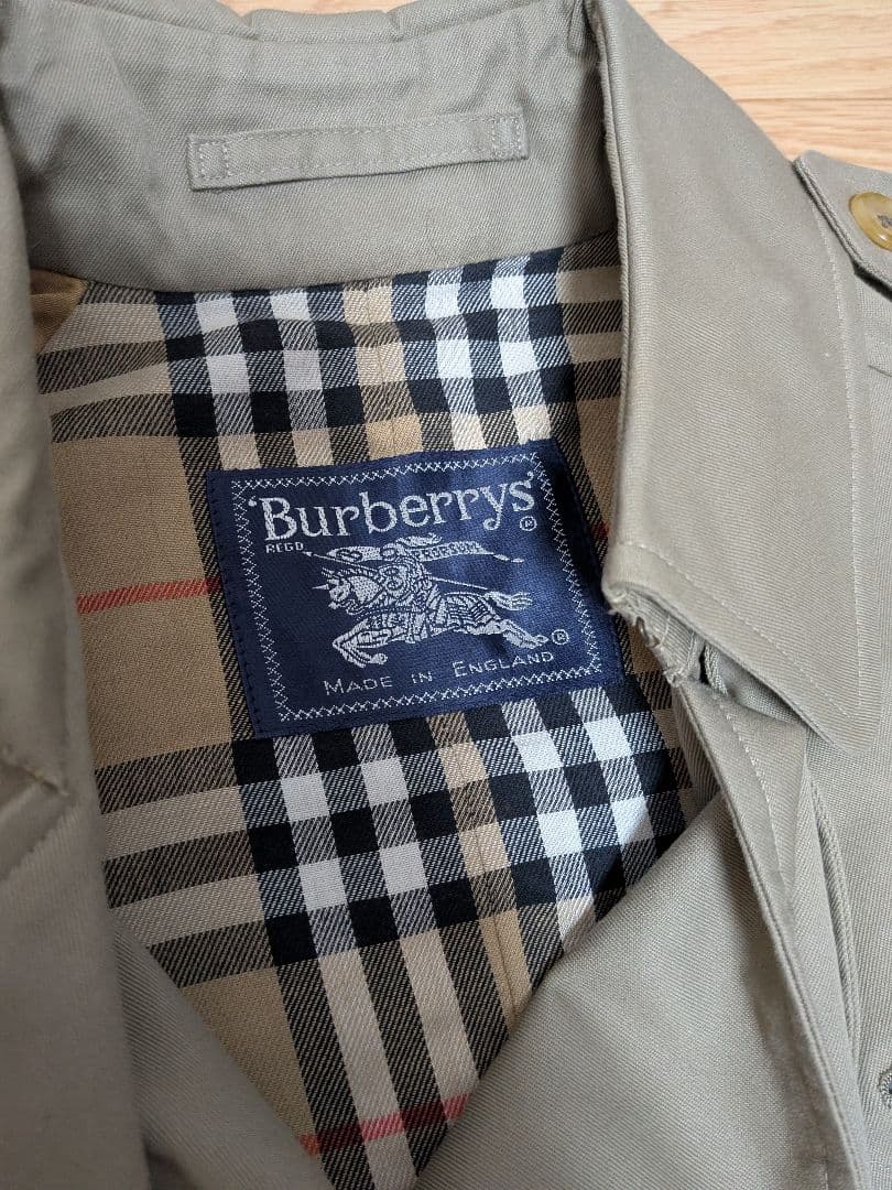 バーバリー　BURBERRY　トレンチコート ノバチェック ベルト付