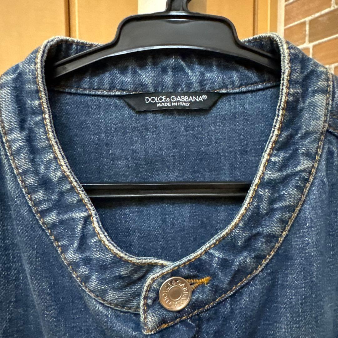 DOLCE&GABBANA デニムジャケット ジップアップ