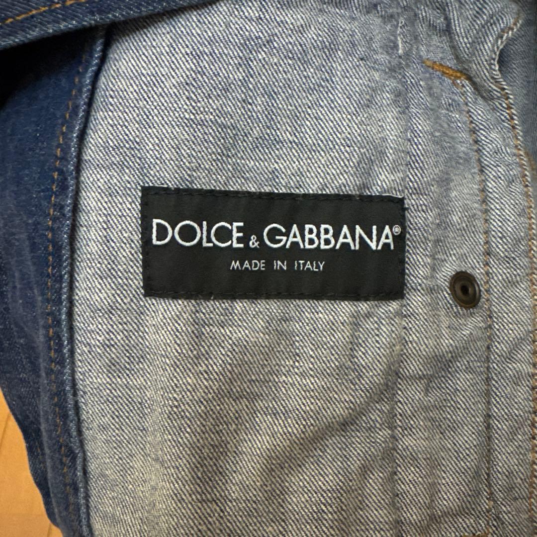 DOLCE&GABBANA デニムジャケット ジップアップ