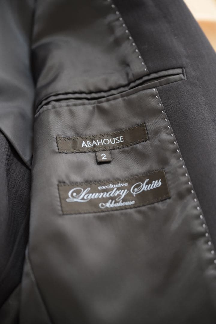 アバハウス　スーツ上下(ネイビーブルー)