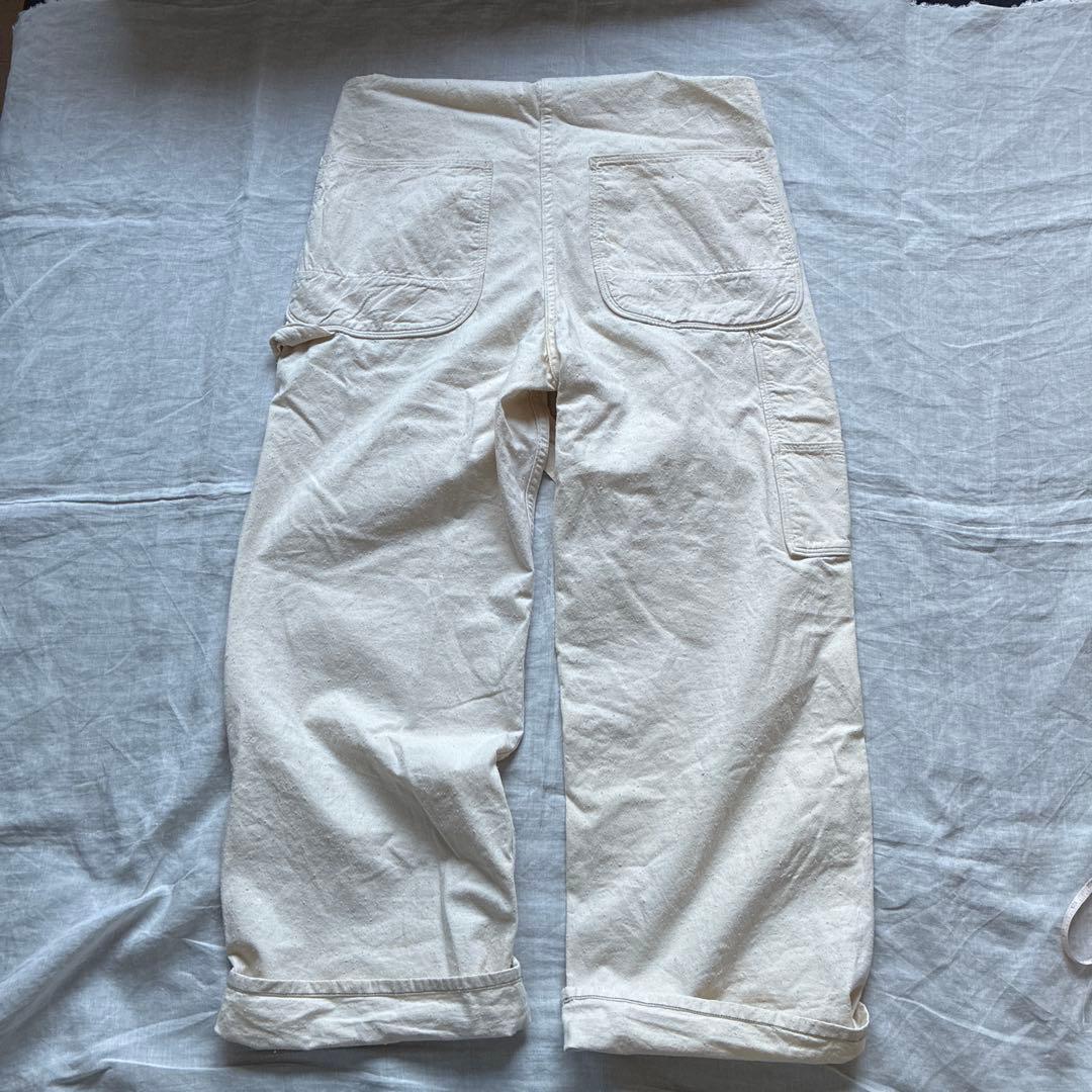 GO TO HOLLYWOOD ホワイトデニムオーバーオール 160