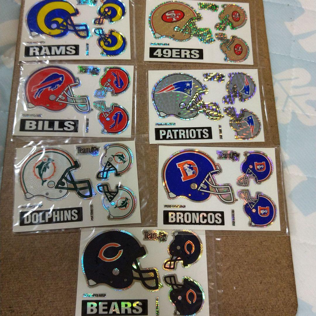 1993年☆NFL☆TEAM-NFL☆13チーム☆シール