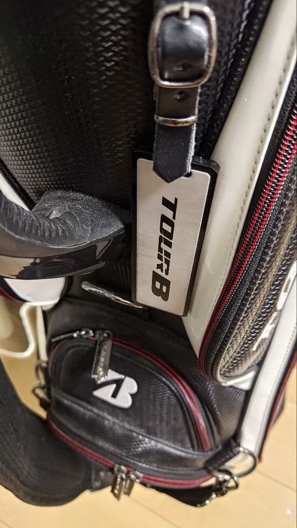 TOUR B ゴルフバッグ ブラック/ホワイト