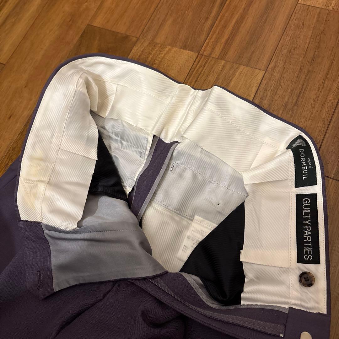 ワコマリア　パープル スラックス スリムフィット