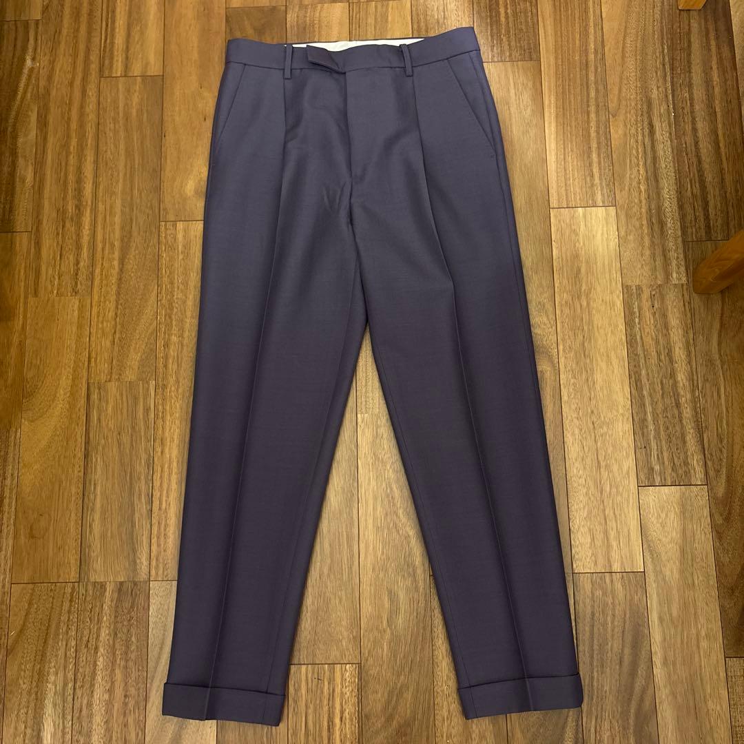 ワコマリア　パープル スラックス スリムフィット