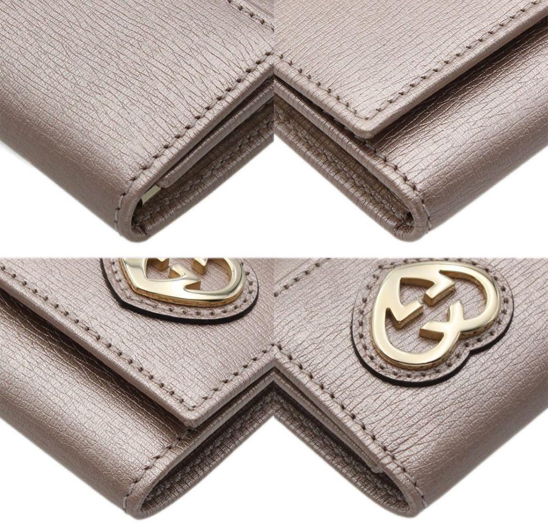 E2495 未使用 グッチ ラブリーハート 6連 キーケース