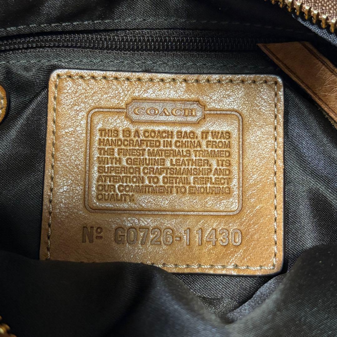 COACH ホーボー ワンショルダーバッグ シグネチャー 11430 y2k