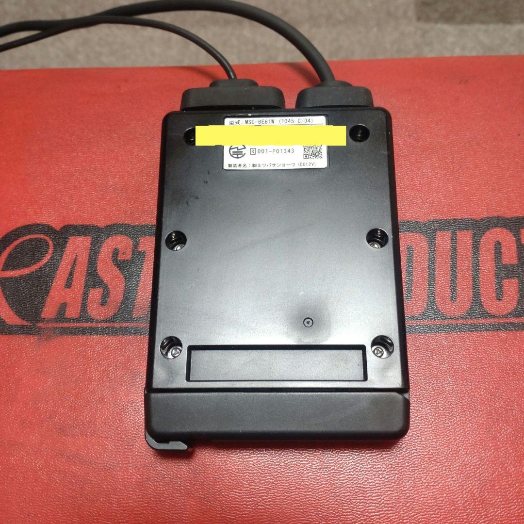 バイク用　ETC　車載器　ミツバ　BE61-W　（検索用）ETC2.0　1114