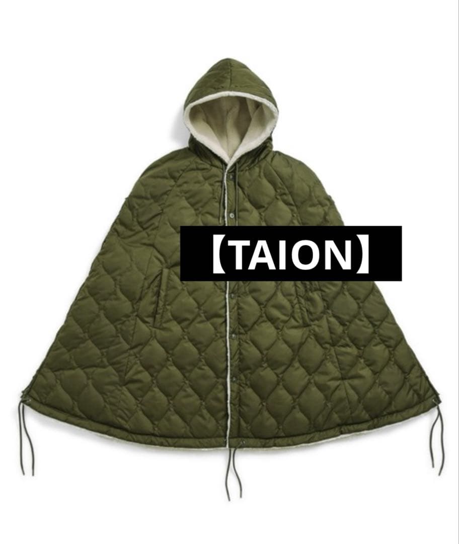 TAION（タイオン） ミリタリー ダウンケープ TAION-CPML-1 新品