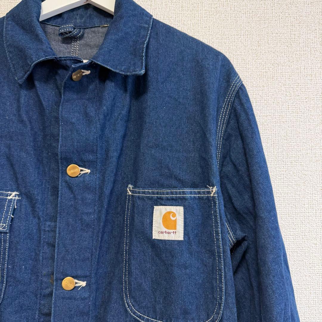 80s Carhartt vintage デニムカバーオール カーハート