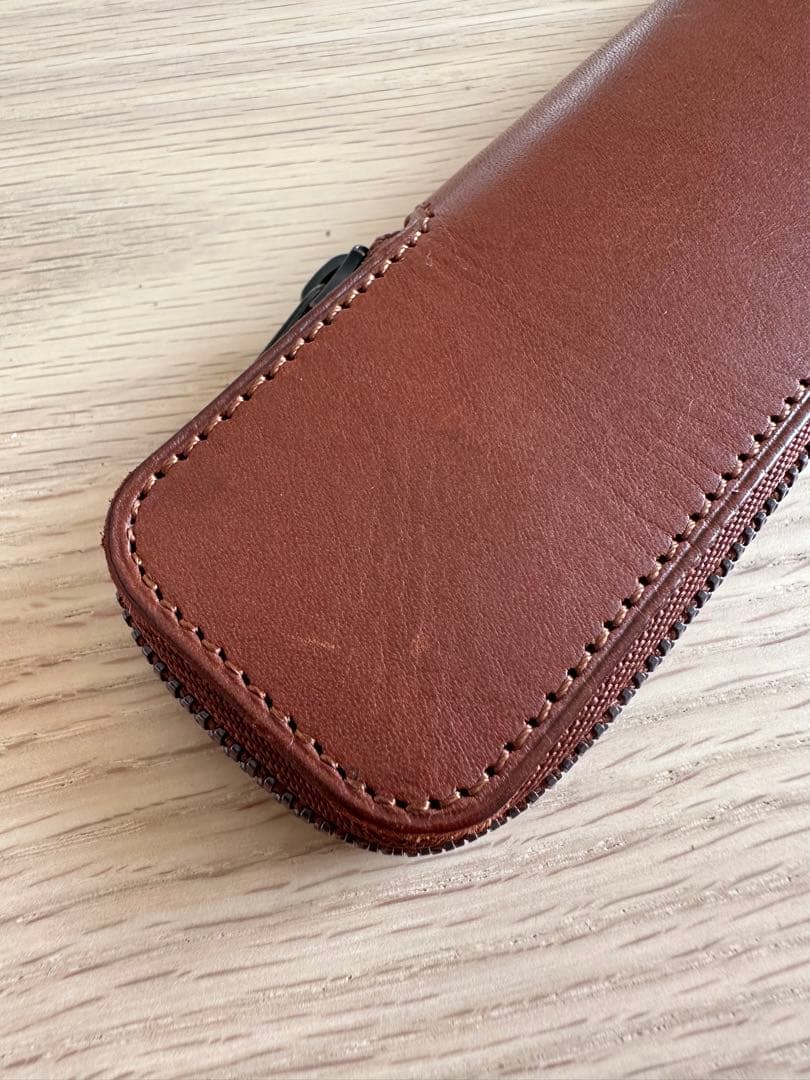 SYRINX レザー商品4点セット（財布、ペンケース、名刺入れ、キーケース）