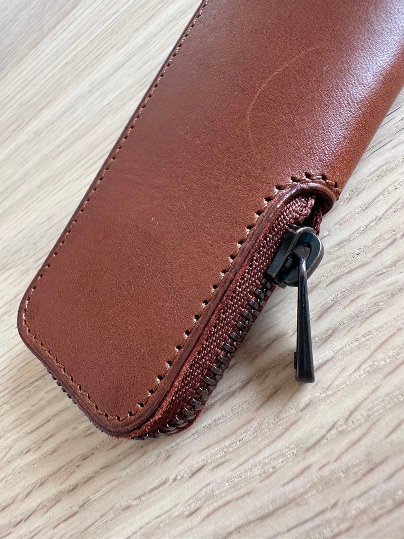 SYRINX レザー商品4点セット（財布、ペンケース、名刺入れ、キーケース）