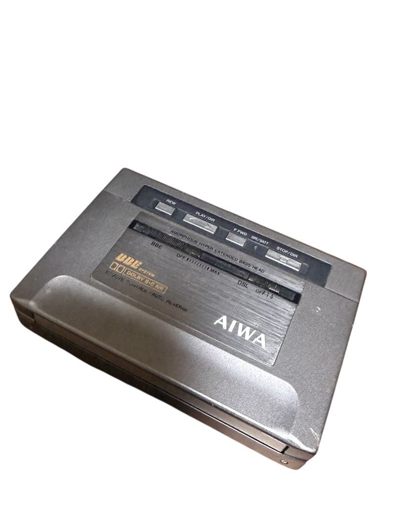 AIWA HS-PX50 シルバー ポータブルカセットプレーヤー　 現状品