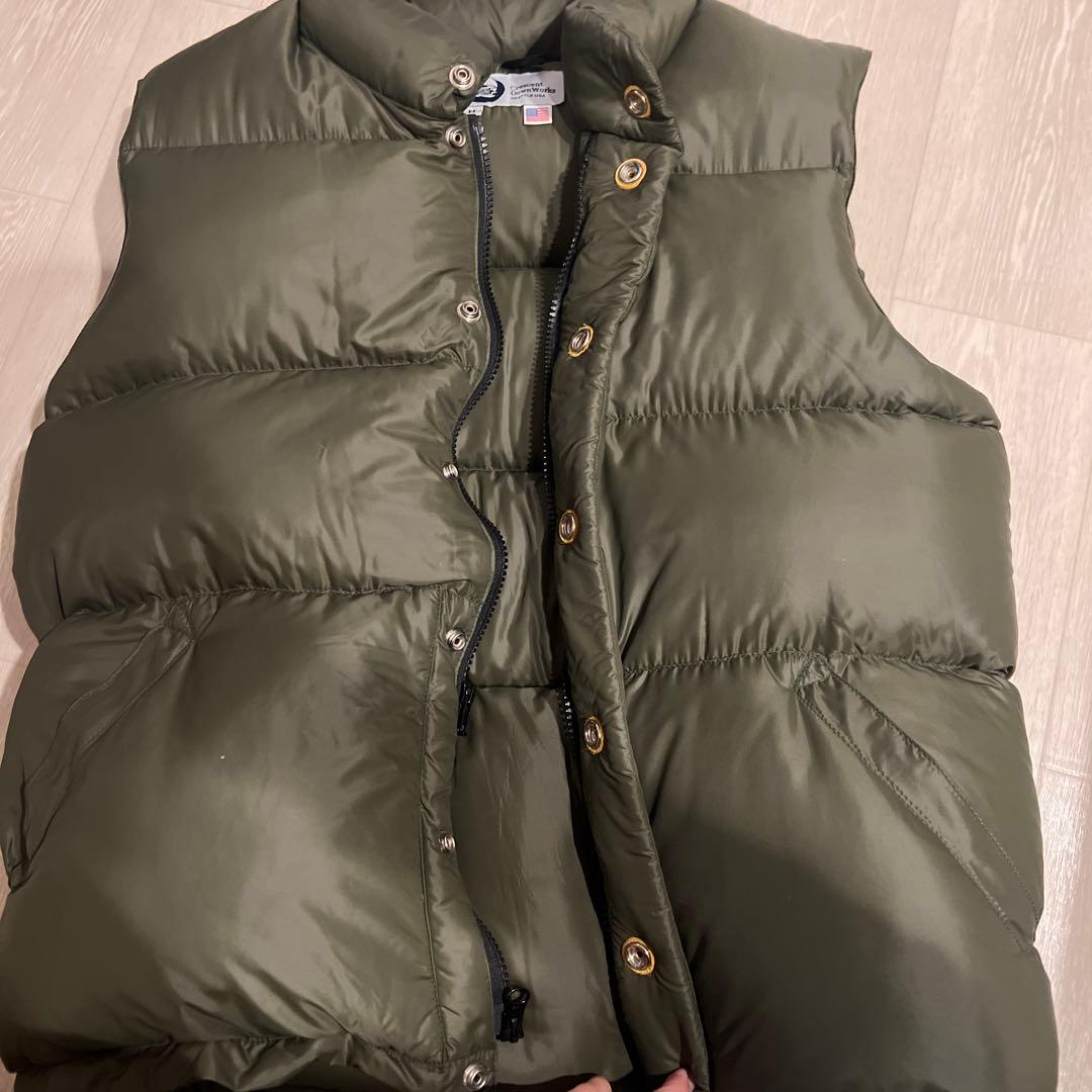 Crescent DownWorks ダウンベスト M オリーブグリーン