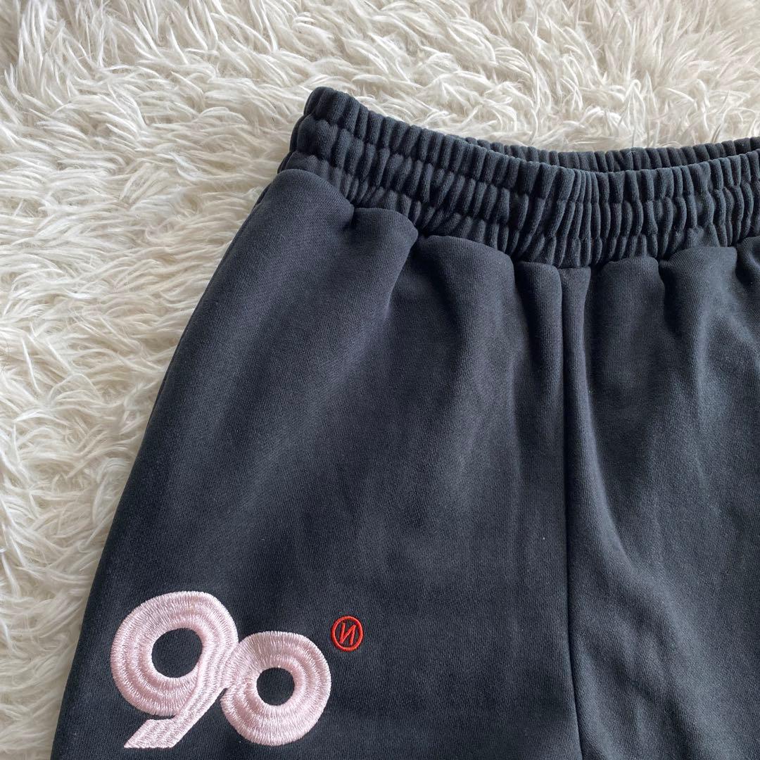 専用です9090 90 Logo Sweat Pants ピンク　ブラック　M