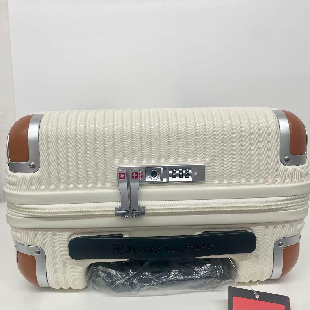 スイスミリタリー スーツケース 38.5L 機内持ち込みサイズ バニラホワイト