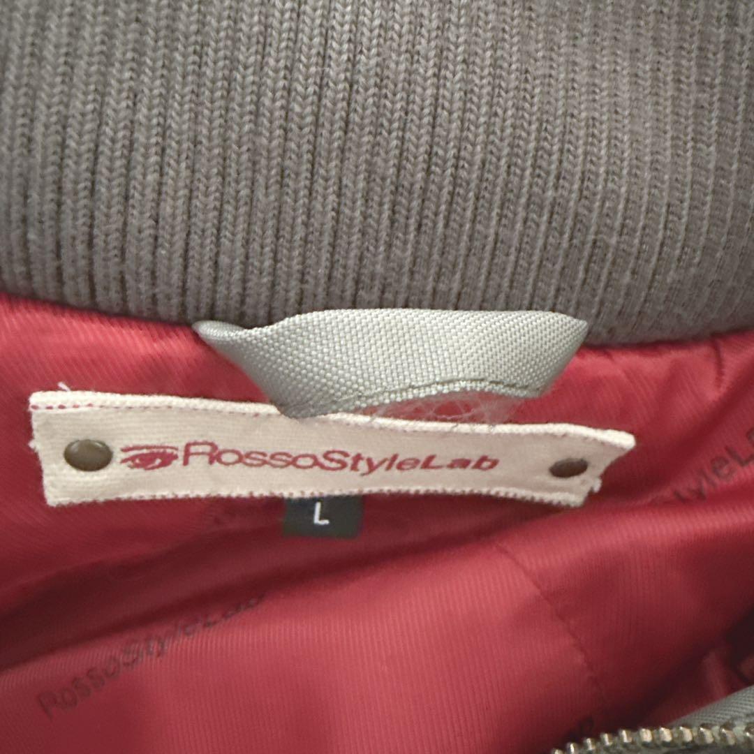 Rosso StyleLab ファー付き レディースL ジャケット カーキ