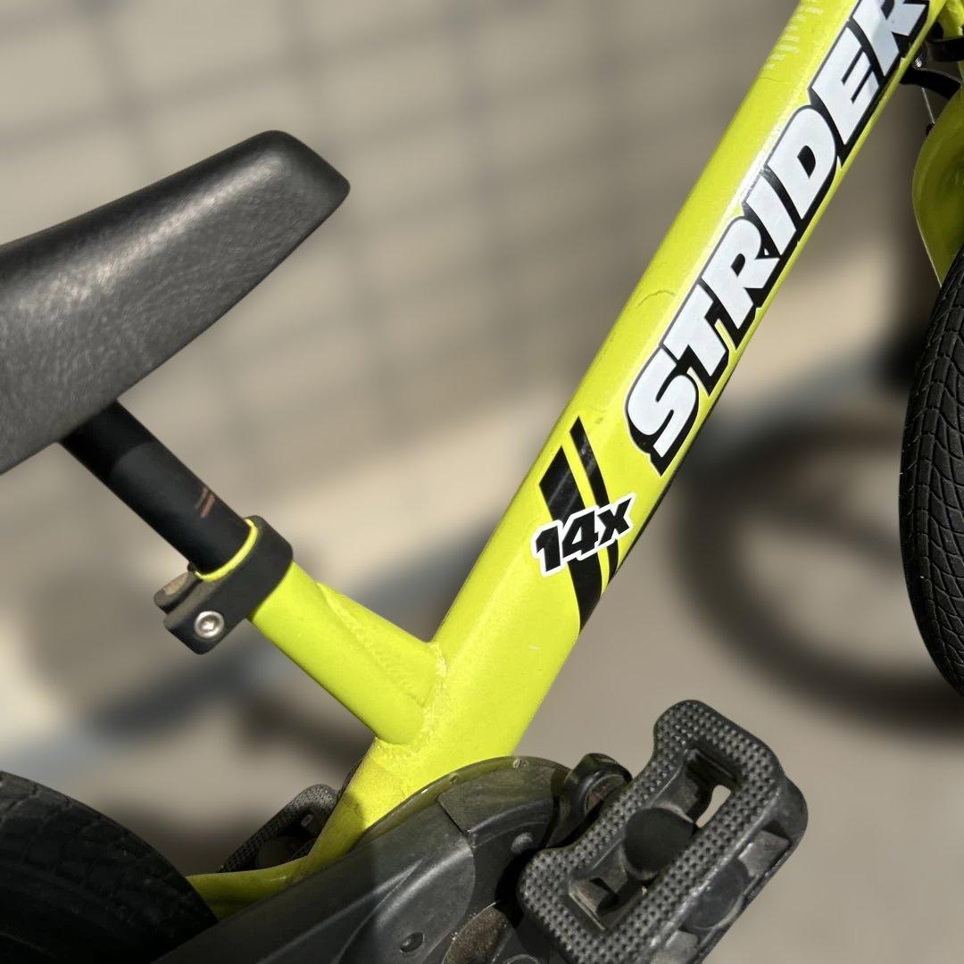 STRIDER 14x spost ライムイエロー　ストライダー
