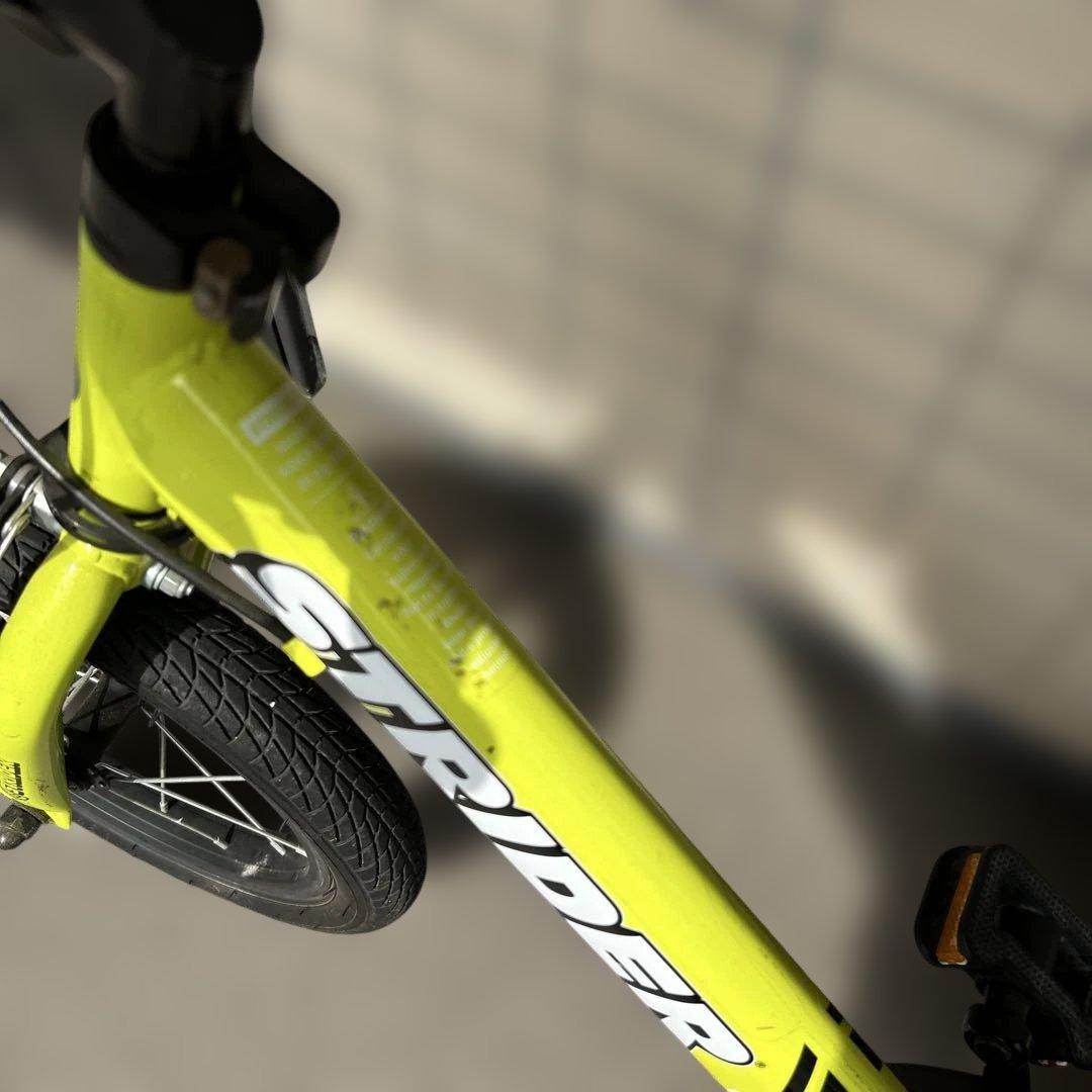 STRIDER 14x spost ライムイエロー　ストライダー