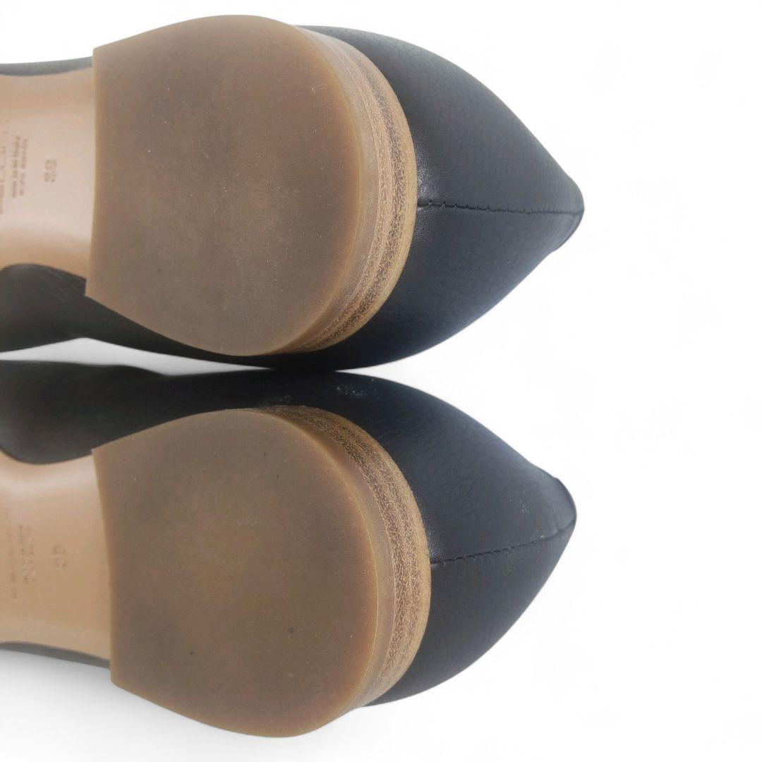 【PELLICO】極美品 GOLD ANELLI FIBBIA パンプス 38