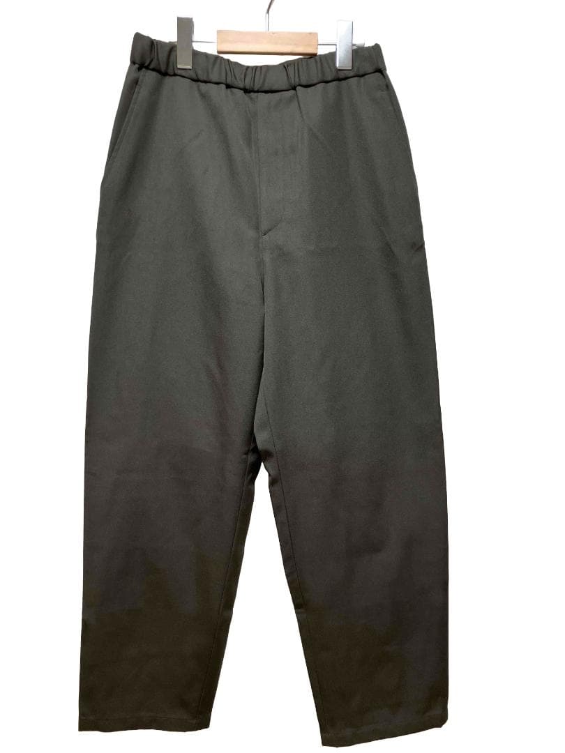 <H>ウーステッド ヴェイカント イージーパンツ　ダークグレー