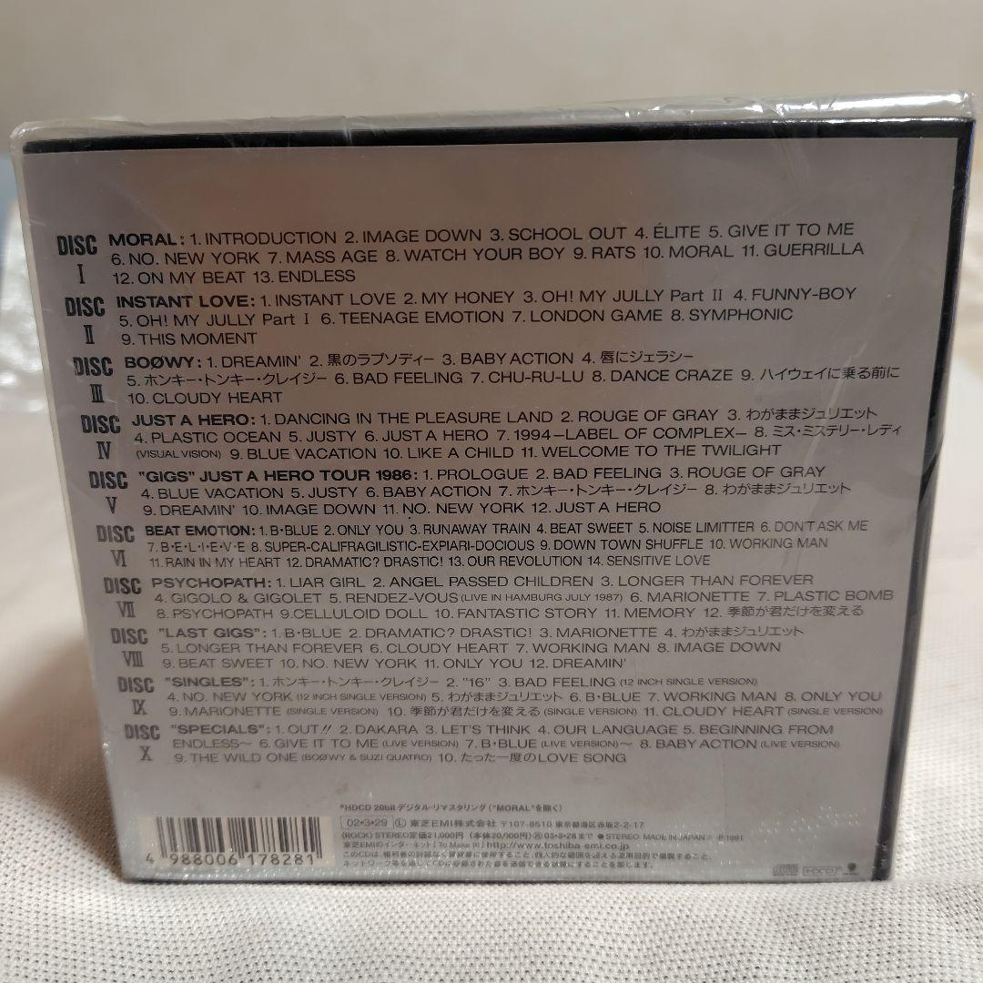 BOOWY COMPLETE　10枚組　未使用