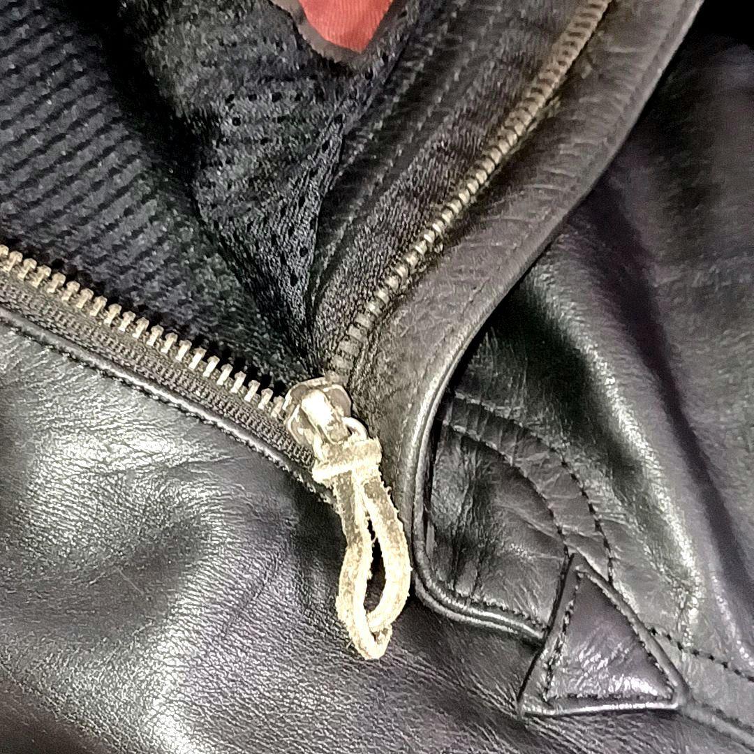 DEGNAR　デグナー　サイド　編み上げ　レースアップ　レザー パンツ　ブラック