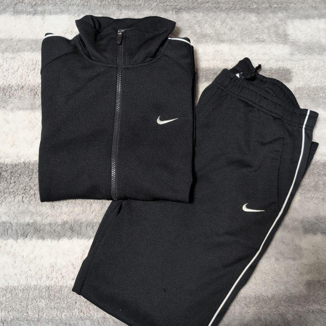 Nike レディースジャージ上下セット ブラック
