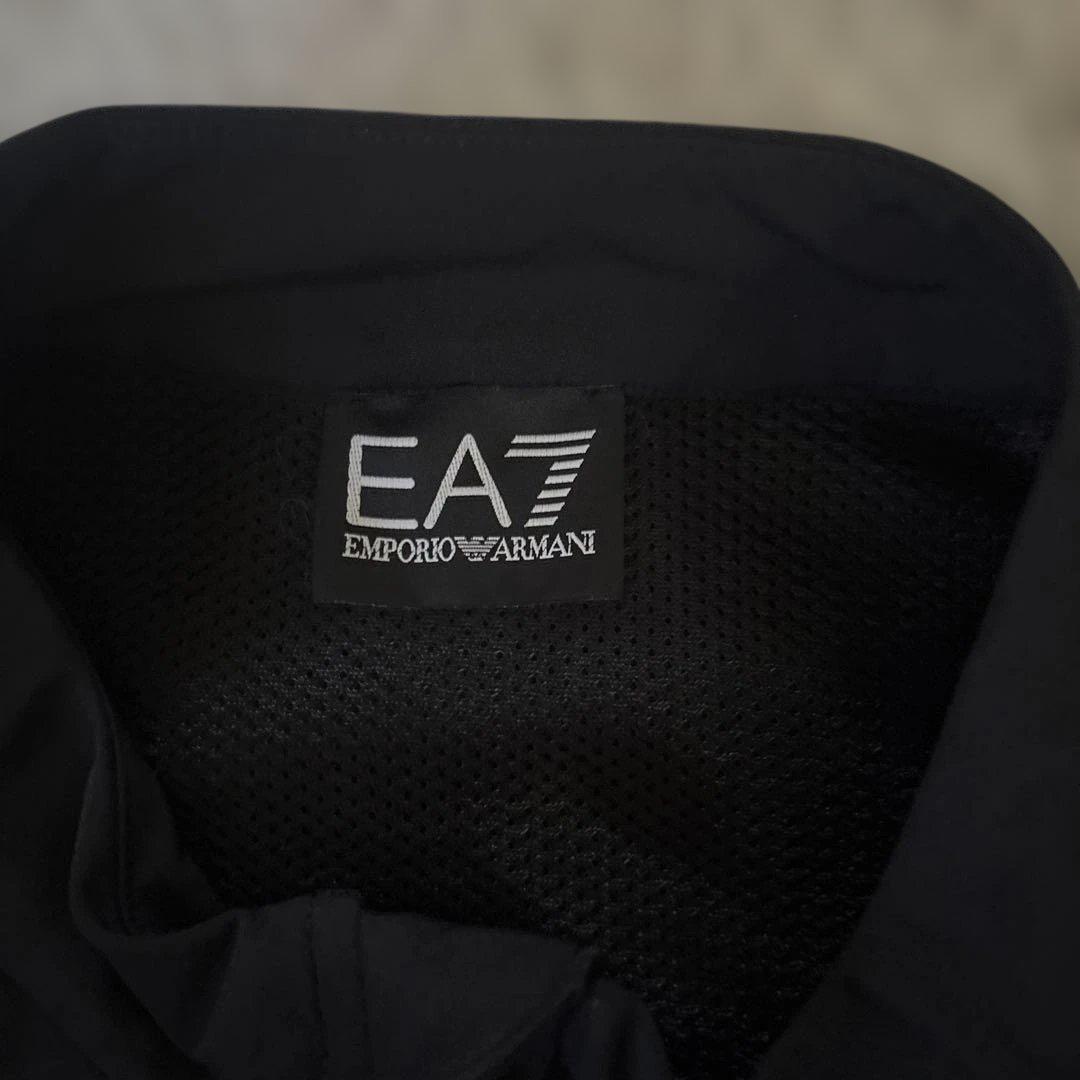 YS美品エンポリオ アルマーニ EA7 ジャージ上下セット ブラック L