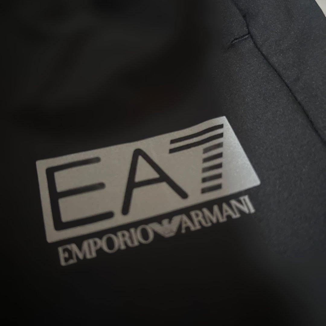 YS美品エンポリオ アルマーニ EA7 ジャージ上下セット ブラック L