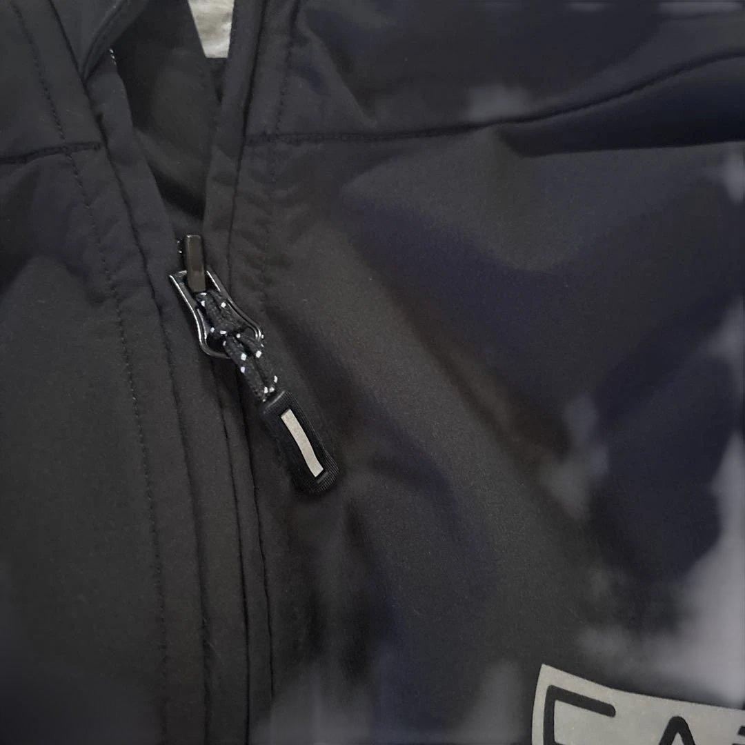 YS美品エンポリオ アルマーニ EA7 ジャージ上下セット ブラック L