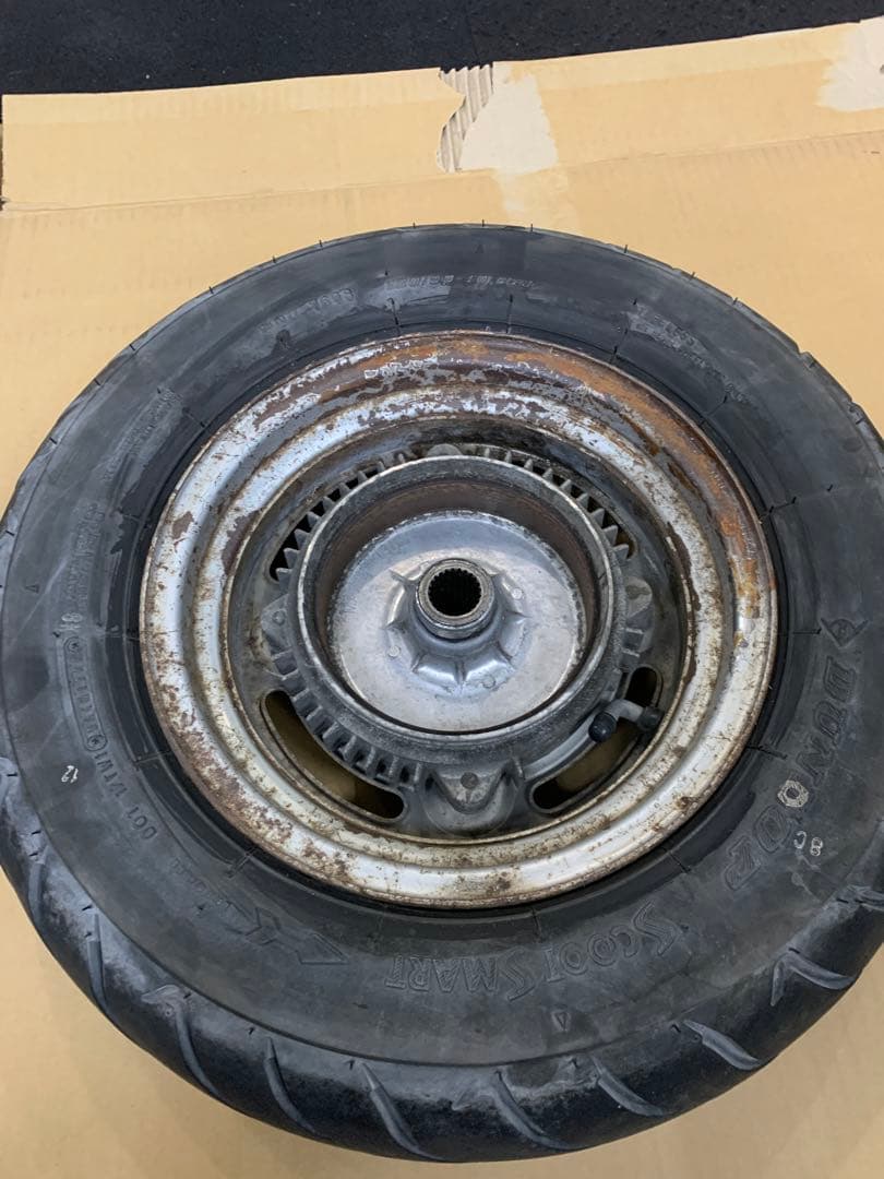 B*S様 フュージョン ホイール 1型 初期 mf02 鉄 ホンダ純正 前後セッ