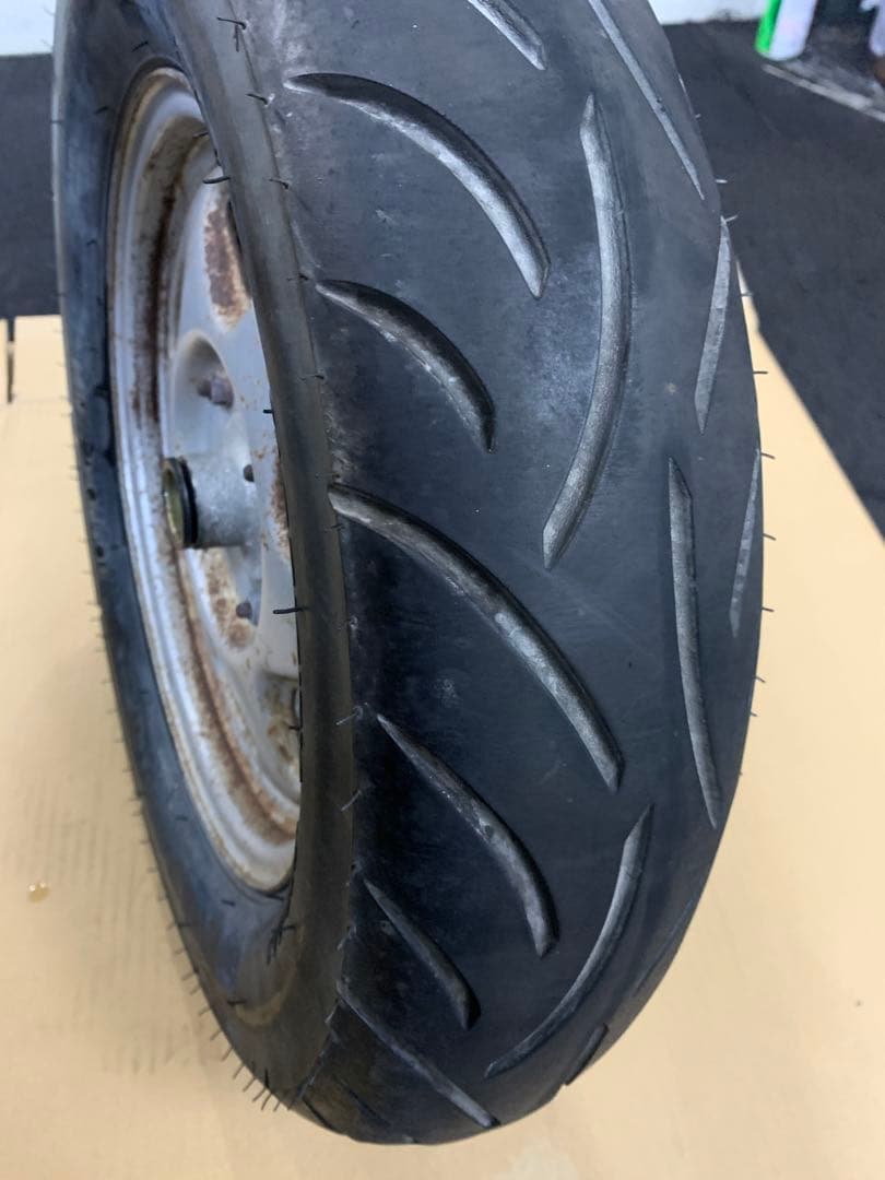 B*S様 フュージョン ホイール 1型 初期 mf02 鉄 ホンダ純正 前後セッ