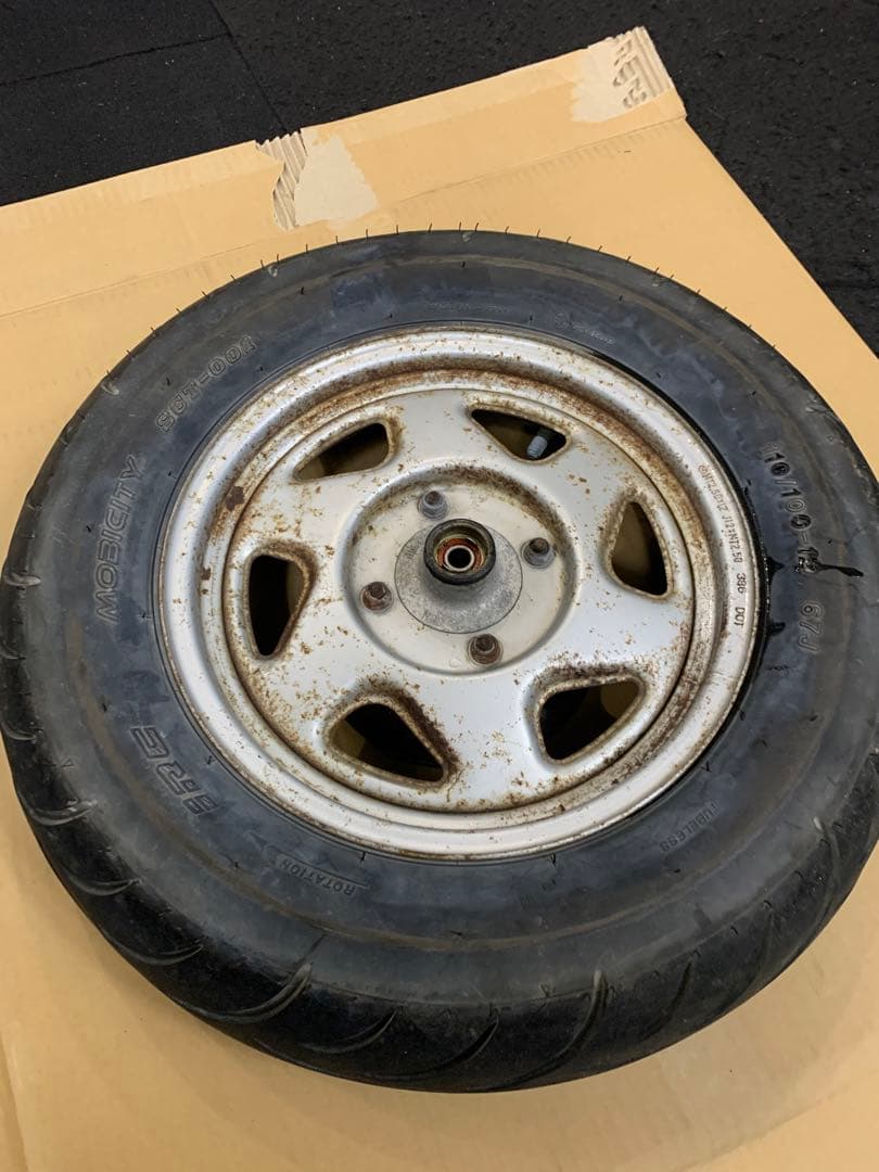 B*S様 フュージョン ホイール 1型 初期 mf02 鉄 ホンダ純正 前後セッ