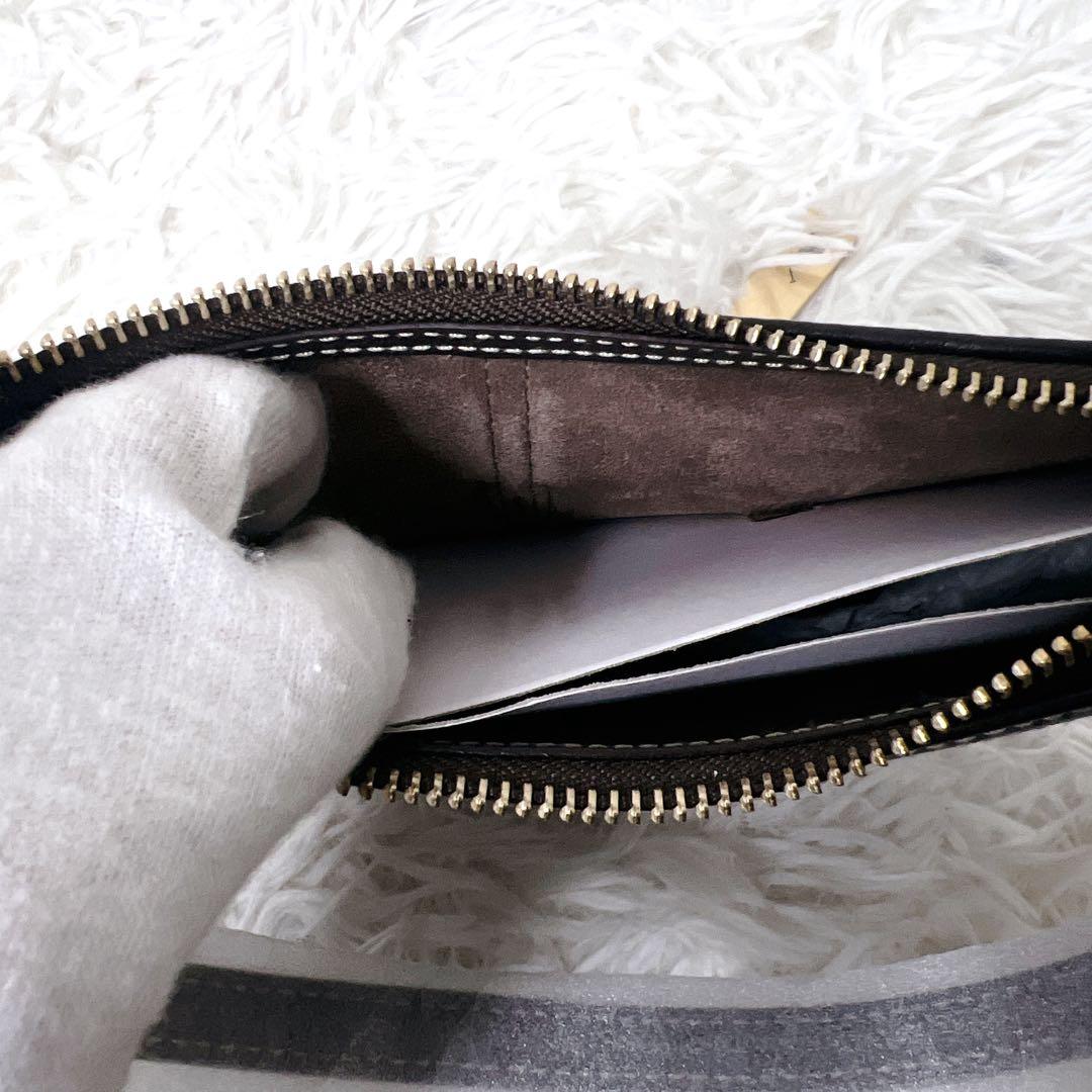 定価8万超え✨ラルフローレン　ハーフムーン　ワンショルダー　レザー　ブラウン