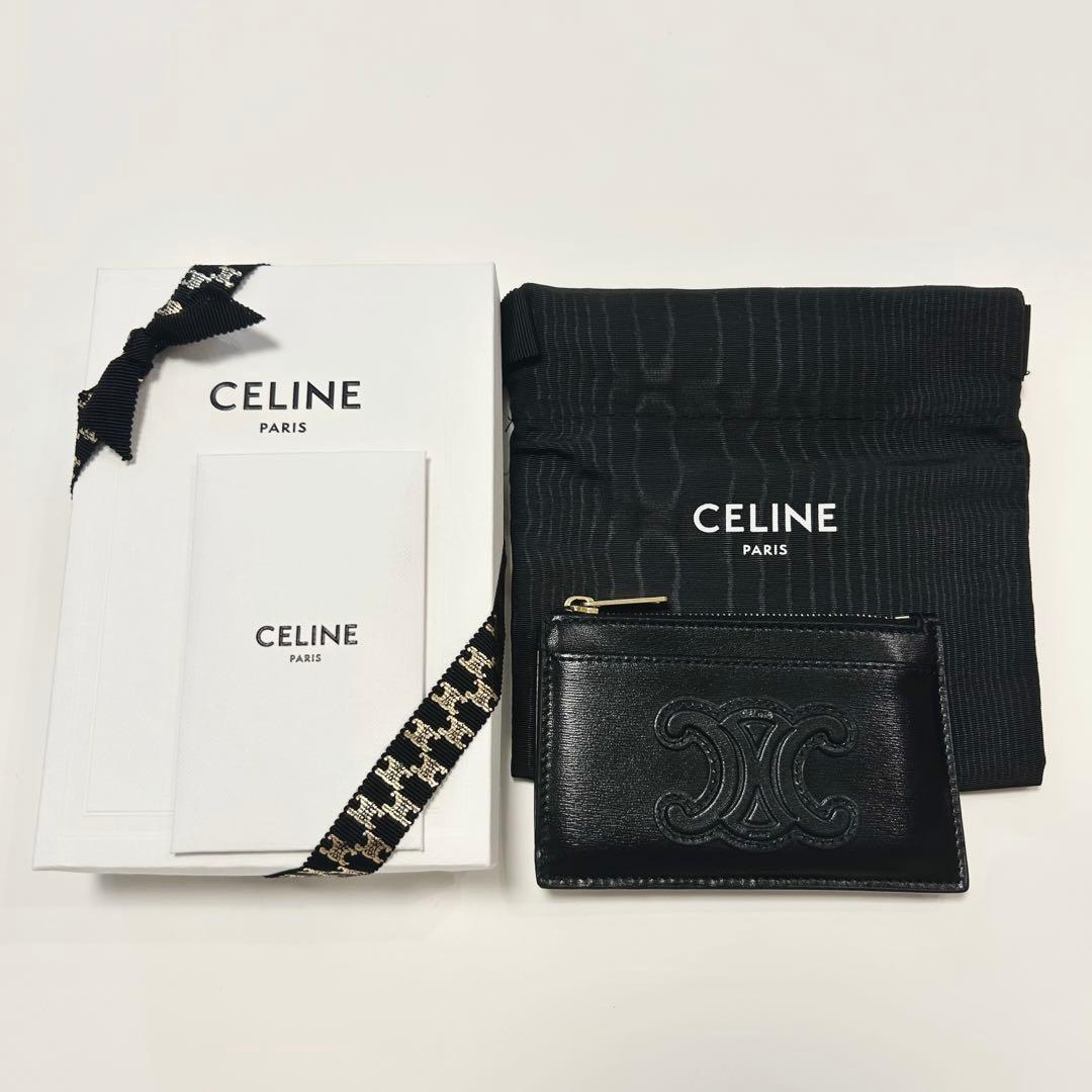 CELINE ジップ付きカードホルダー ケース