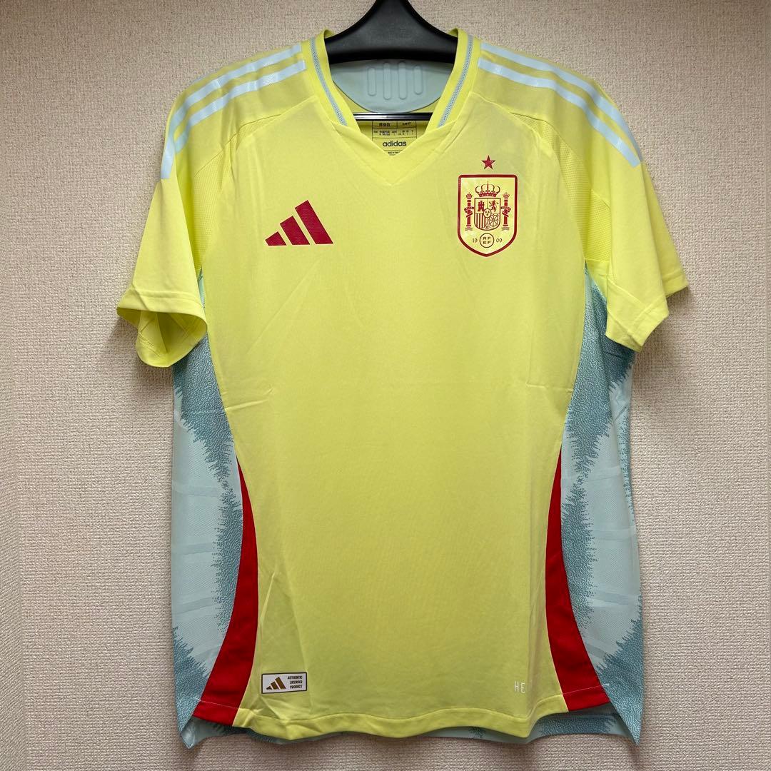 スペイン代表 2024アウェイ半袖オーセンティックユニフォーム 2XL 正規品