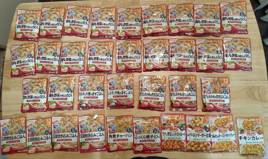 【ナツ】和光堂　キューピー　ベビーフード 12ヶ月　1歳4ヶ月89食セット