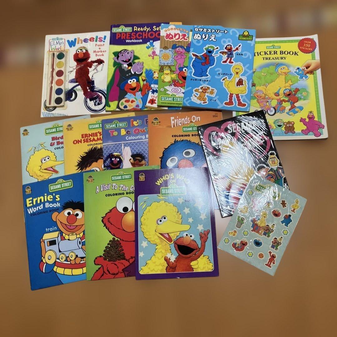 SESAME STREET セサミストリート　12冊セット＋おまけ　レトログッズ