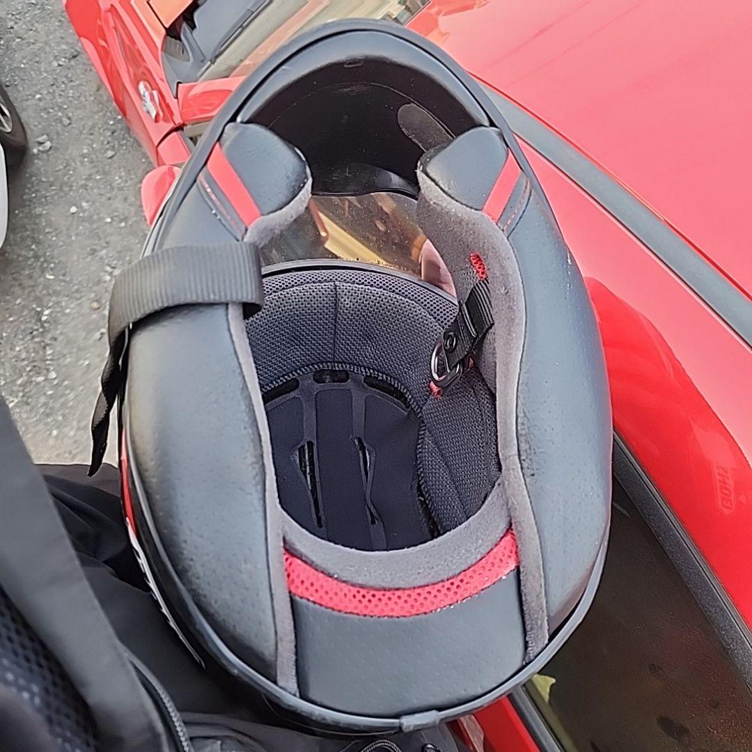 や*じ様 SHOEI フルフェイスヘルメット レッド/ブラック