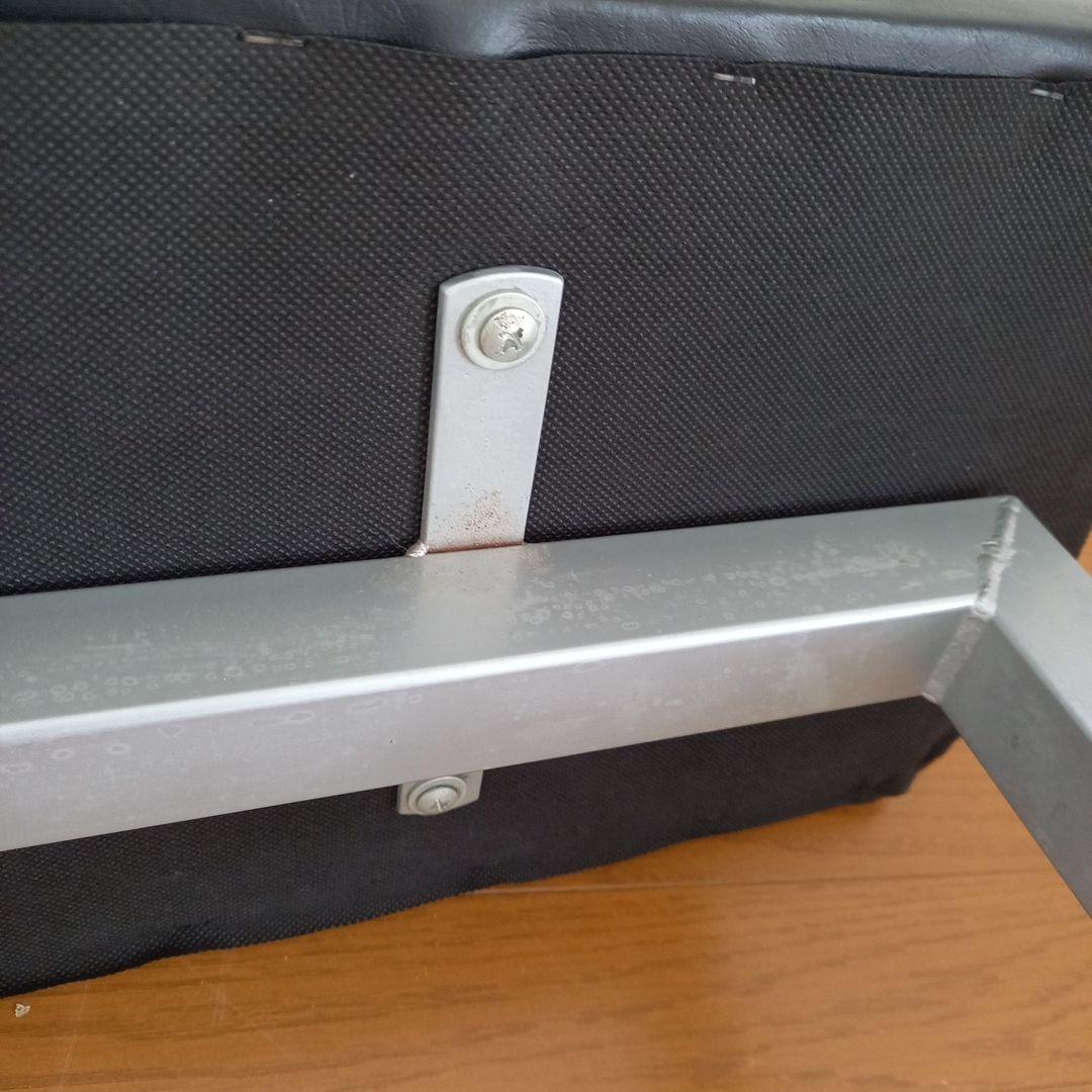 トレーニングベンチ 黒 合成皮革製