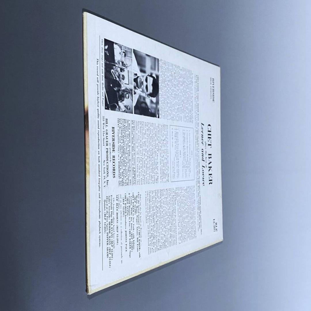 ★１点限り！【USオリジナル/MONO/青小ラベル/深溝】チェット・ベイカー