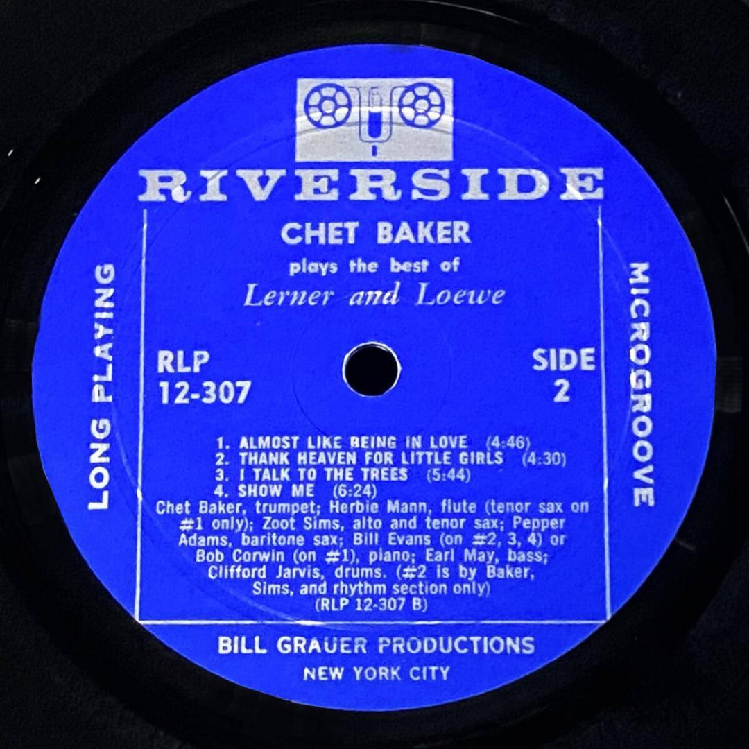 ★１点限り！【USオリジナル/MONO/青小ラベル/深溝】チェット・ベイカー