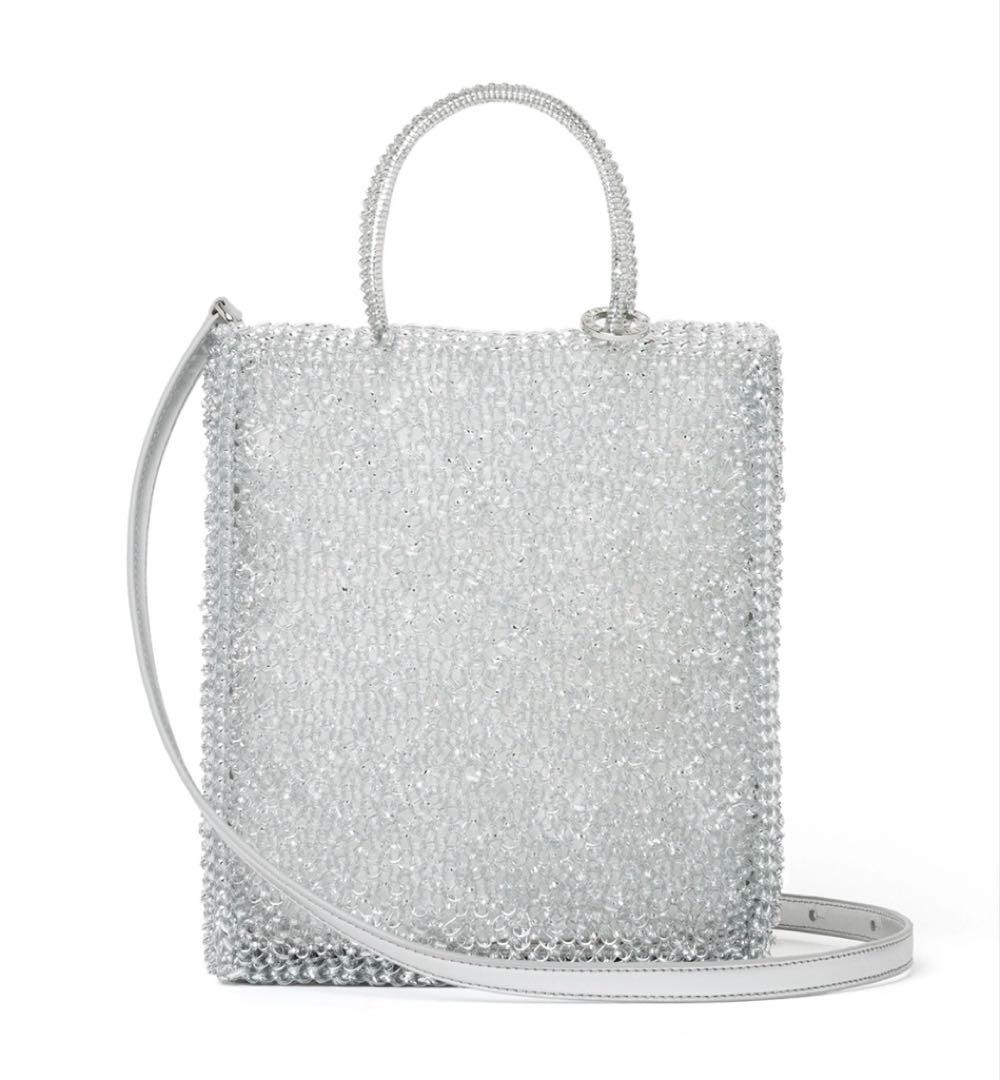 【アンテプリマ】ワイヤーバッグ　アデッソスモール　シルバー